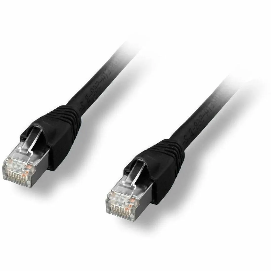 ‎Comprehensive Cable CAT6A-25BLK — 25FT CAT6A Shielded Ethernet Patch Cable in Black