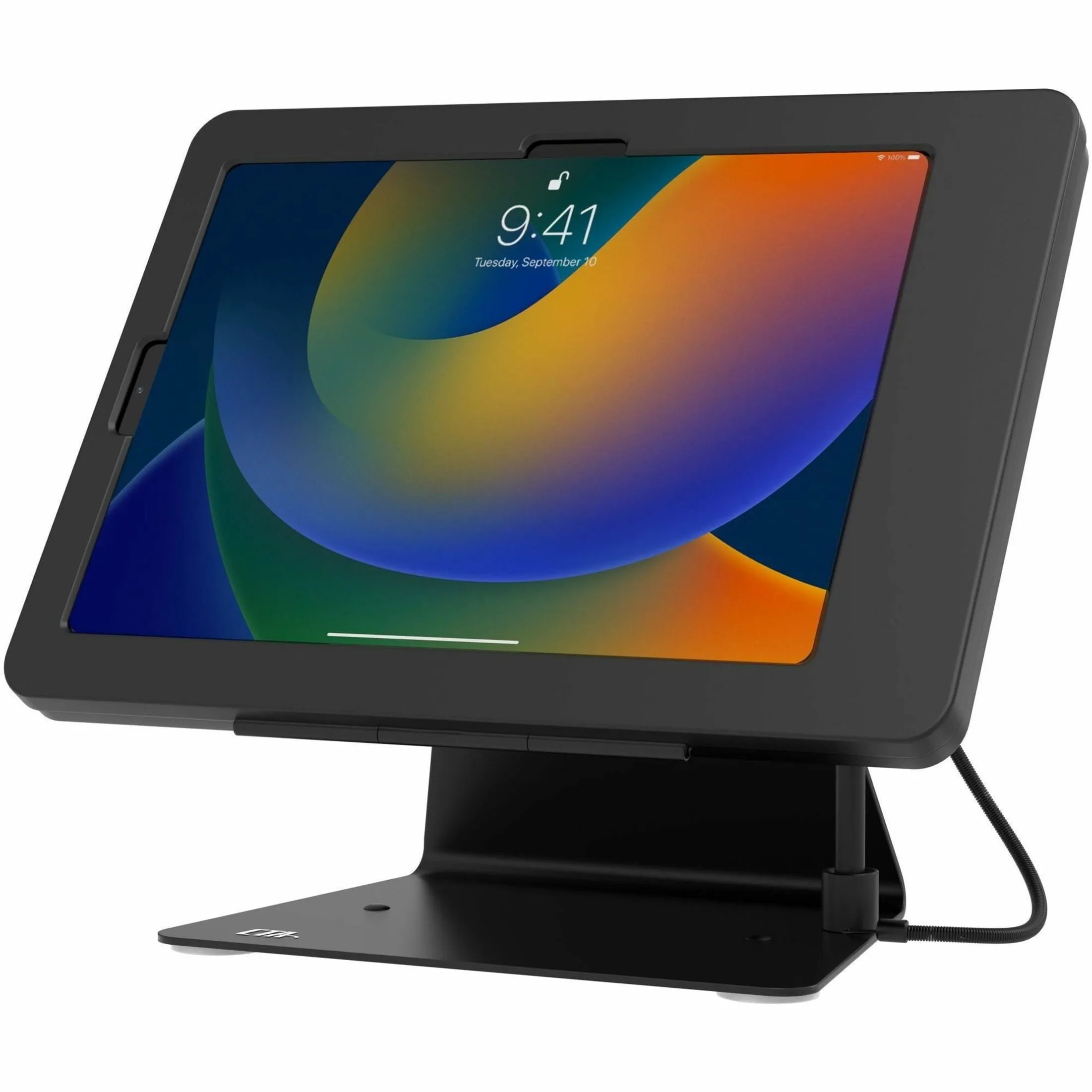 CTA DIGITAL PAD-DASB109 — CTA KIOSK STAND W/ STYLUS FOR IPAD 10, IPAD AIR 4 & 5, & 11 IPAD PRO - BLACK