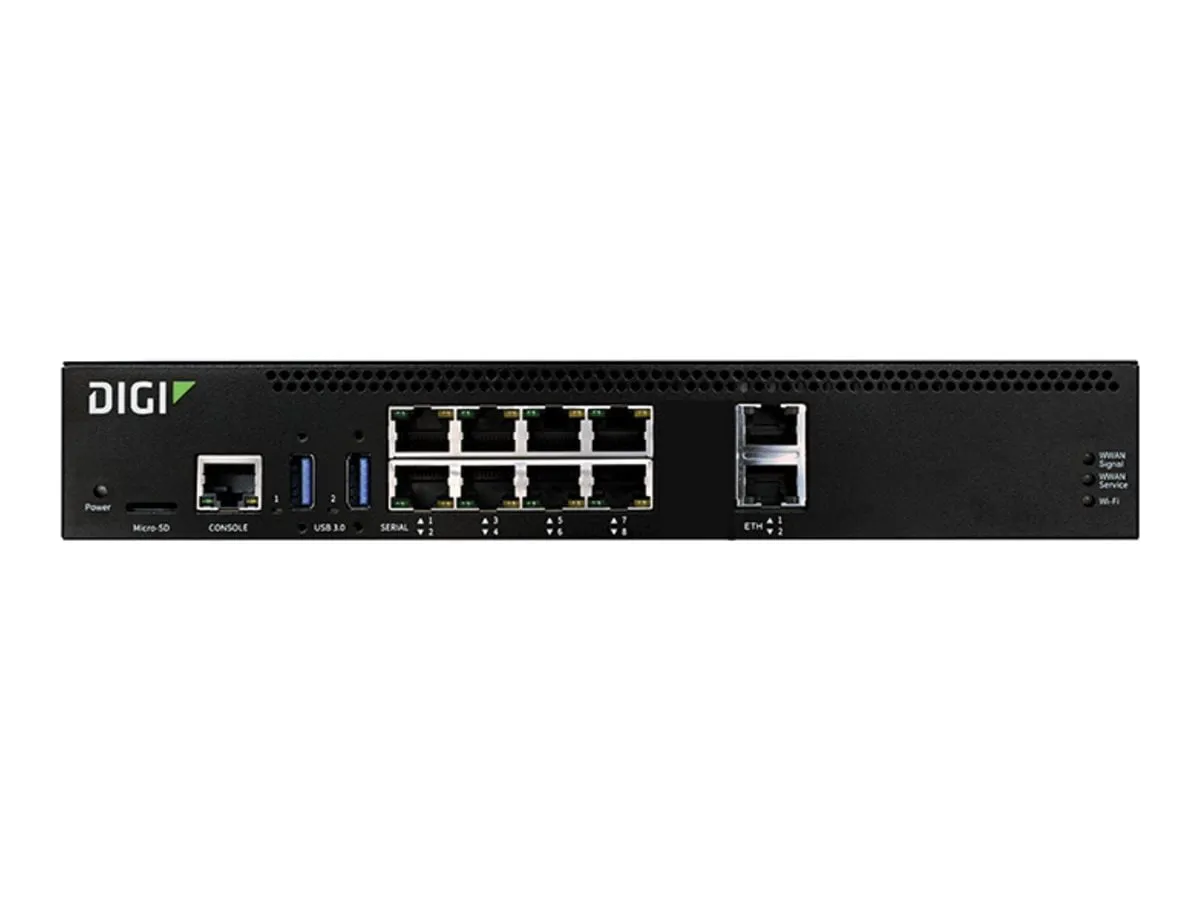 Digi EZ08-A100 - EZ08-A100-US - DIGI CONNECT EZ 8 SERIAL SERVER, 8-PORT, RS-2