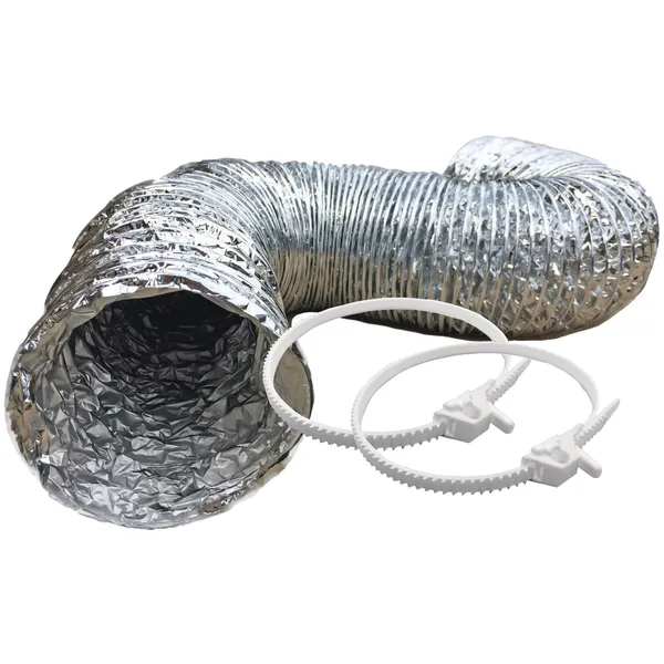 BUILDER'S BESTR BDB110673 — Builders Best(R) 110673 4 x 8ft SilverDuct(TM) Dryer Transition Duct Kit