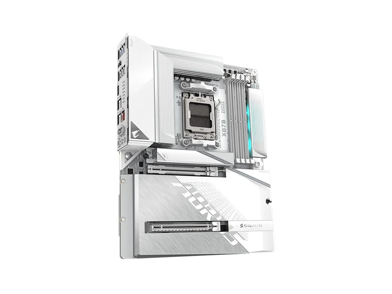 GIGABYTE X870 A STEALTH ICE — X870 AORUS STEALTH ICE AMD X870 ATX AM5 (LGA 1718)