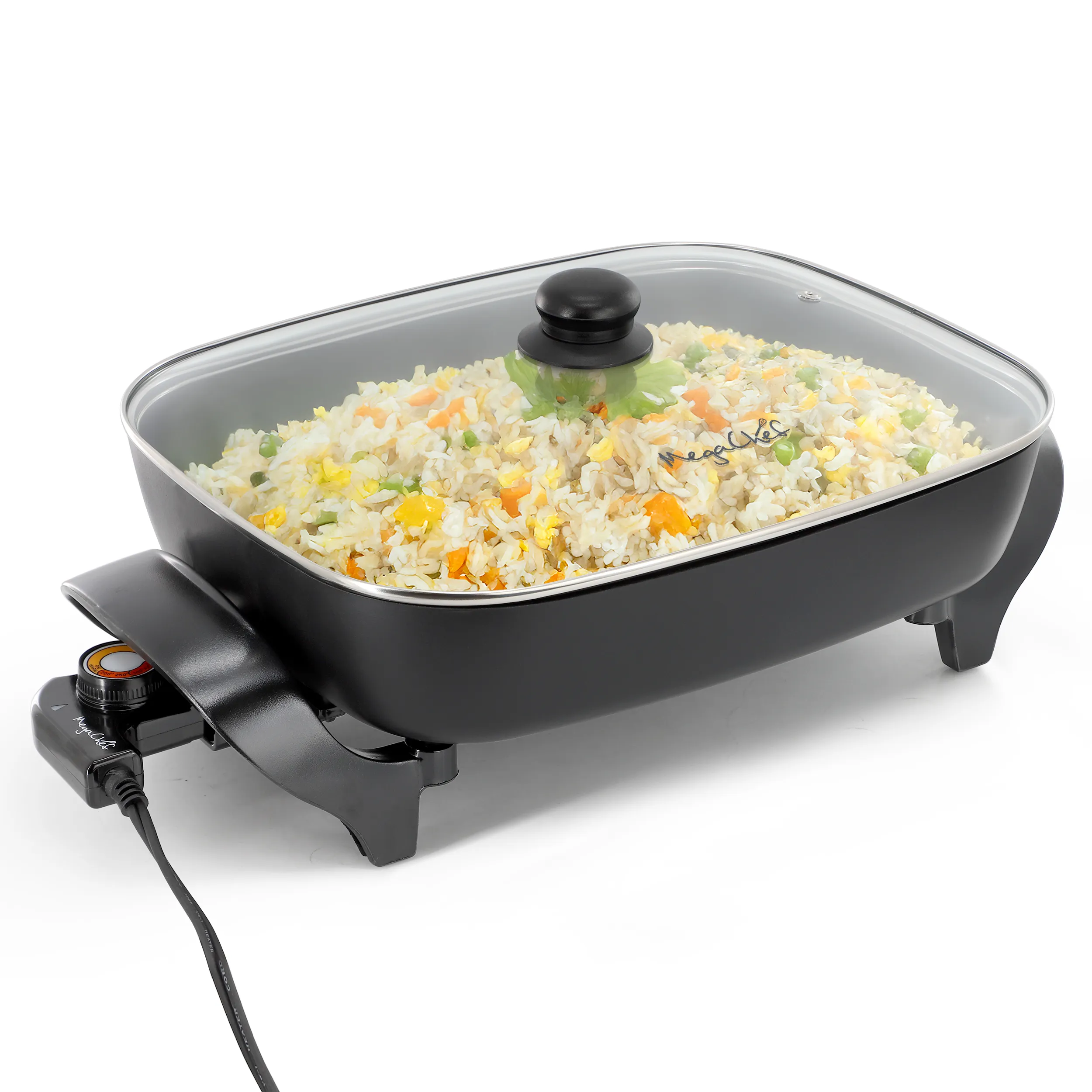 MegaChef MCF-1102 — MegaChef 15 Inch Non-Stick Electric Fry Pan