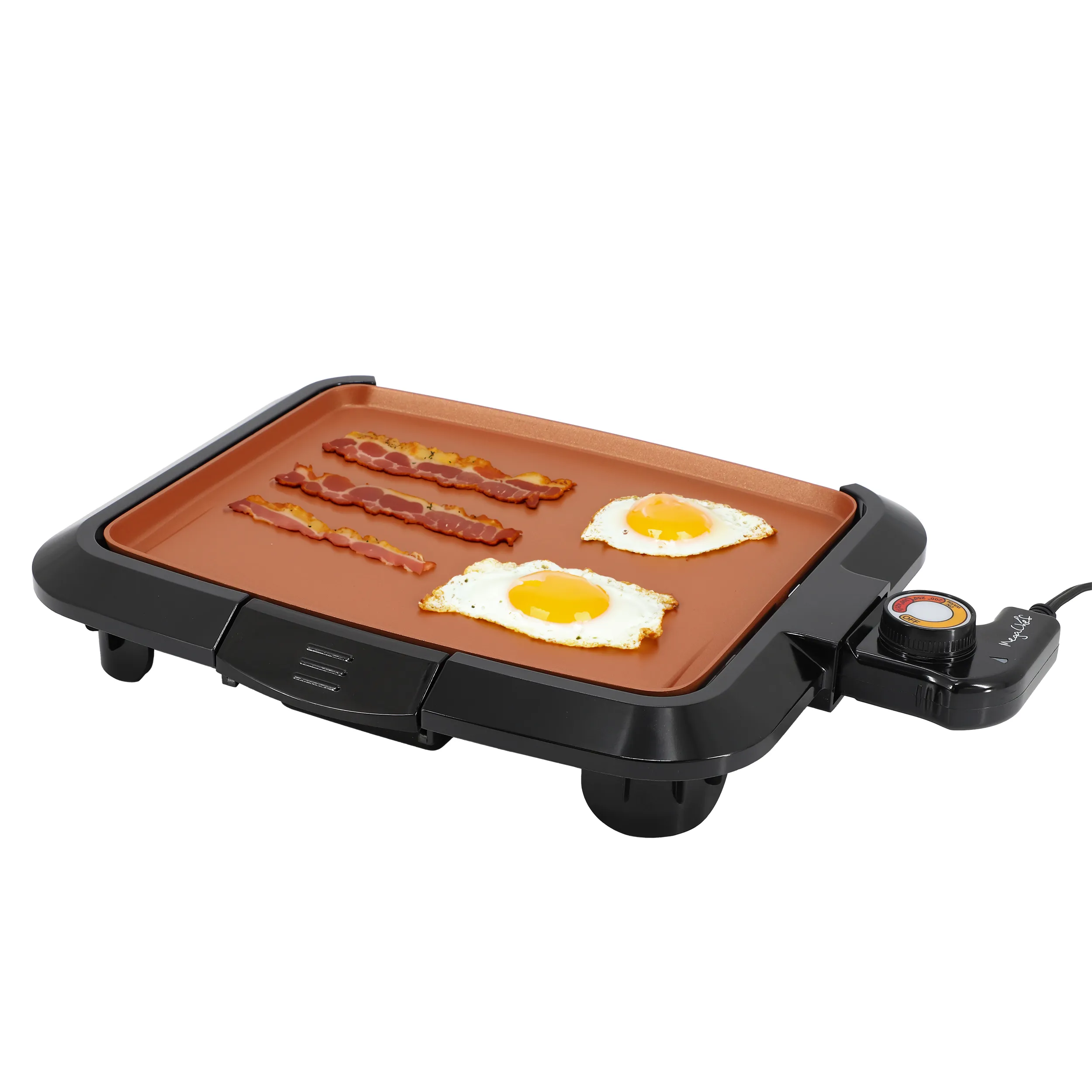 MegaChef MCG-2722 — MegaChef 10.63 Inch Electric Grill with Copper Coating