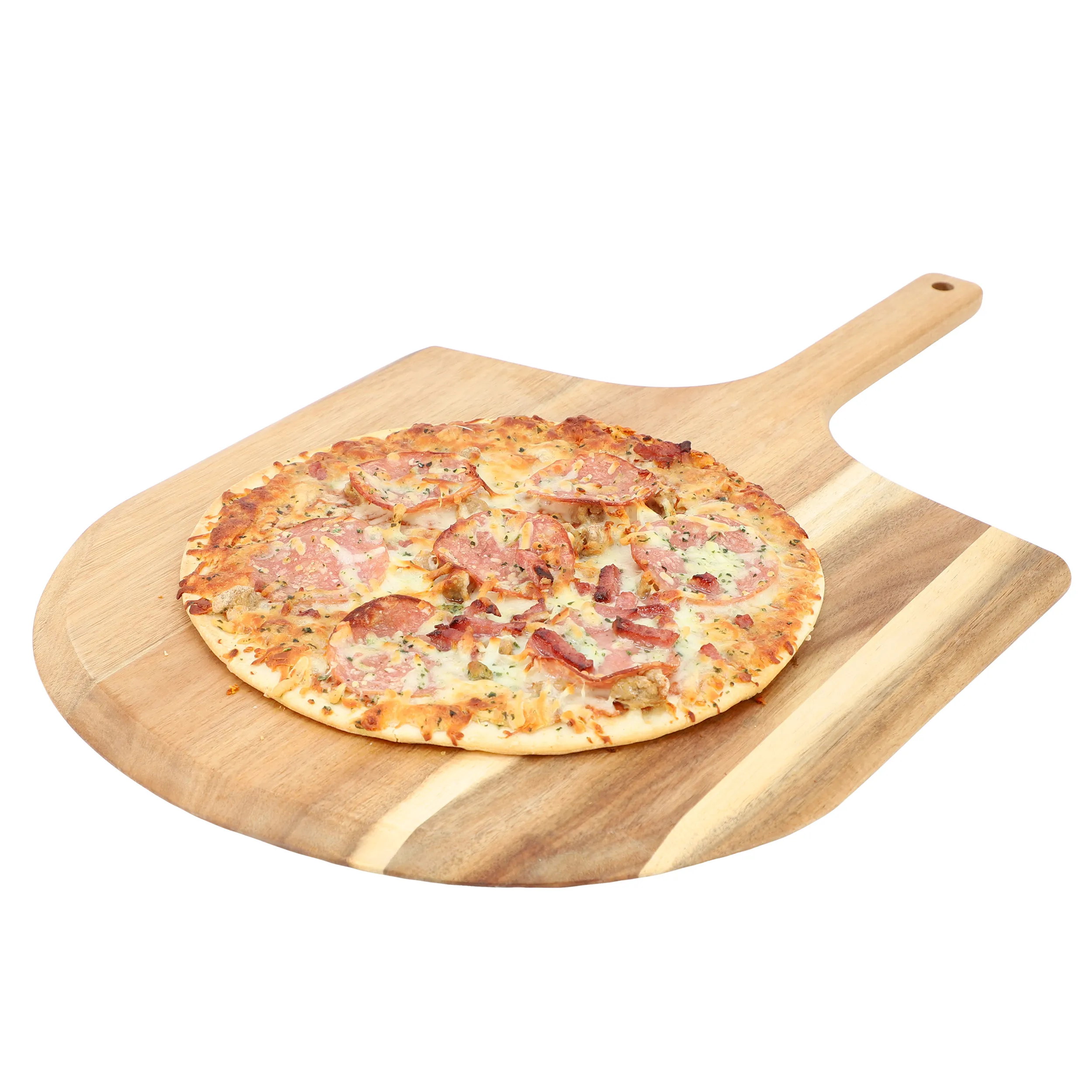 MegaChef MC-A112 — MegaChef Acacia Wood Pizza Peel and Serving Board