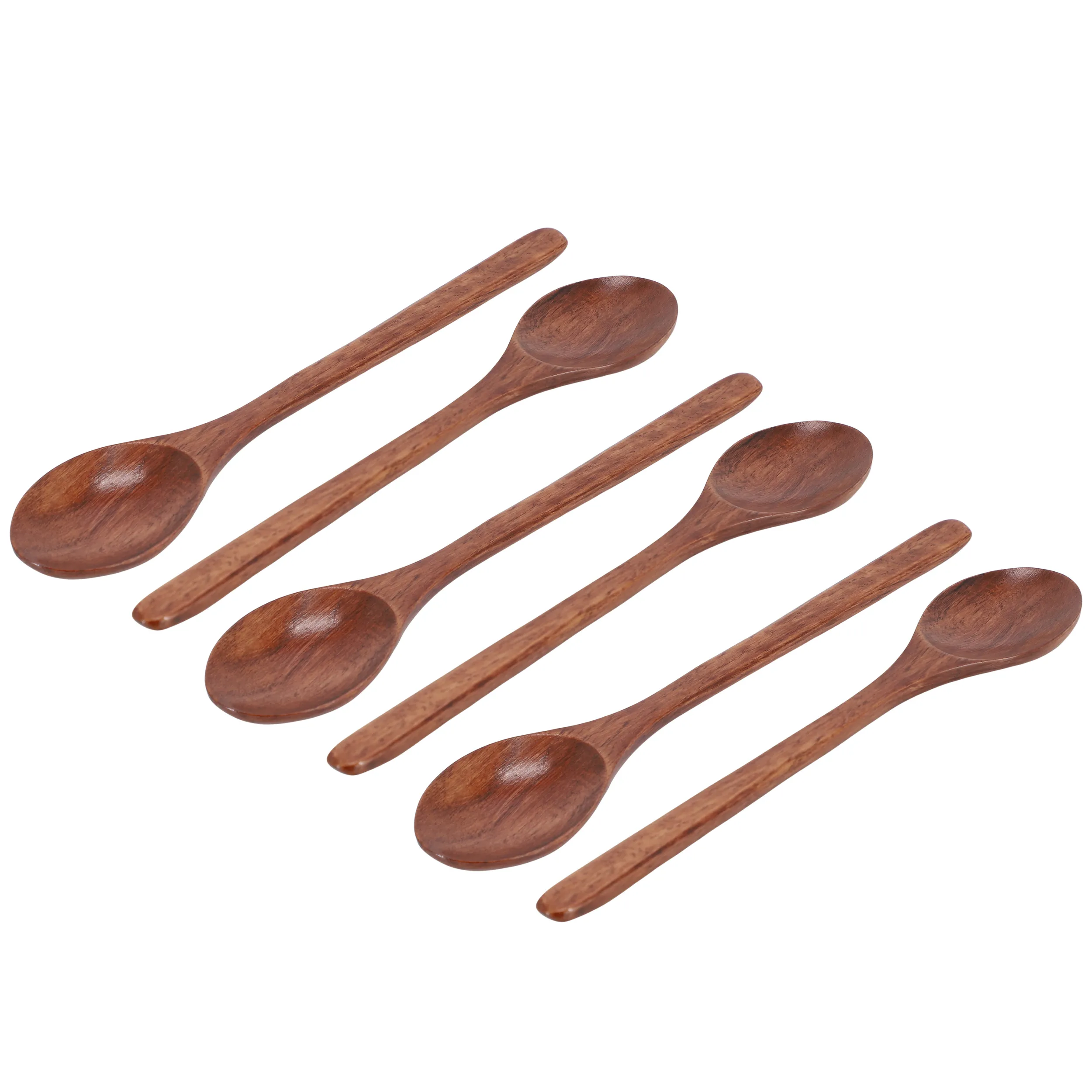 MegaChef MC-A121 — MegaChef MC-A121 6 Piece 9 Inch Acacia Wood Spoon Set