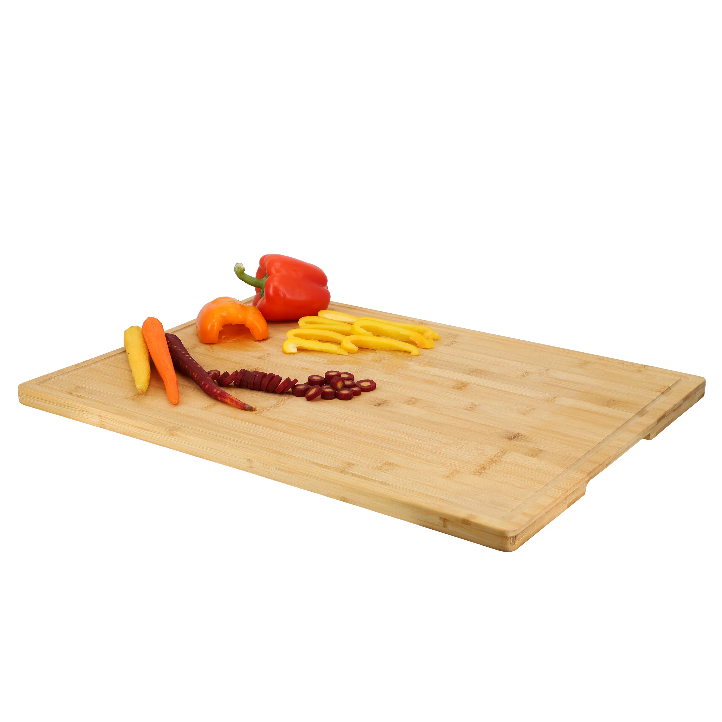 MegaChef MC-B105 — MegaChef 20 x 14 Inch Rectangle Bamboo Cutting Board
