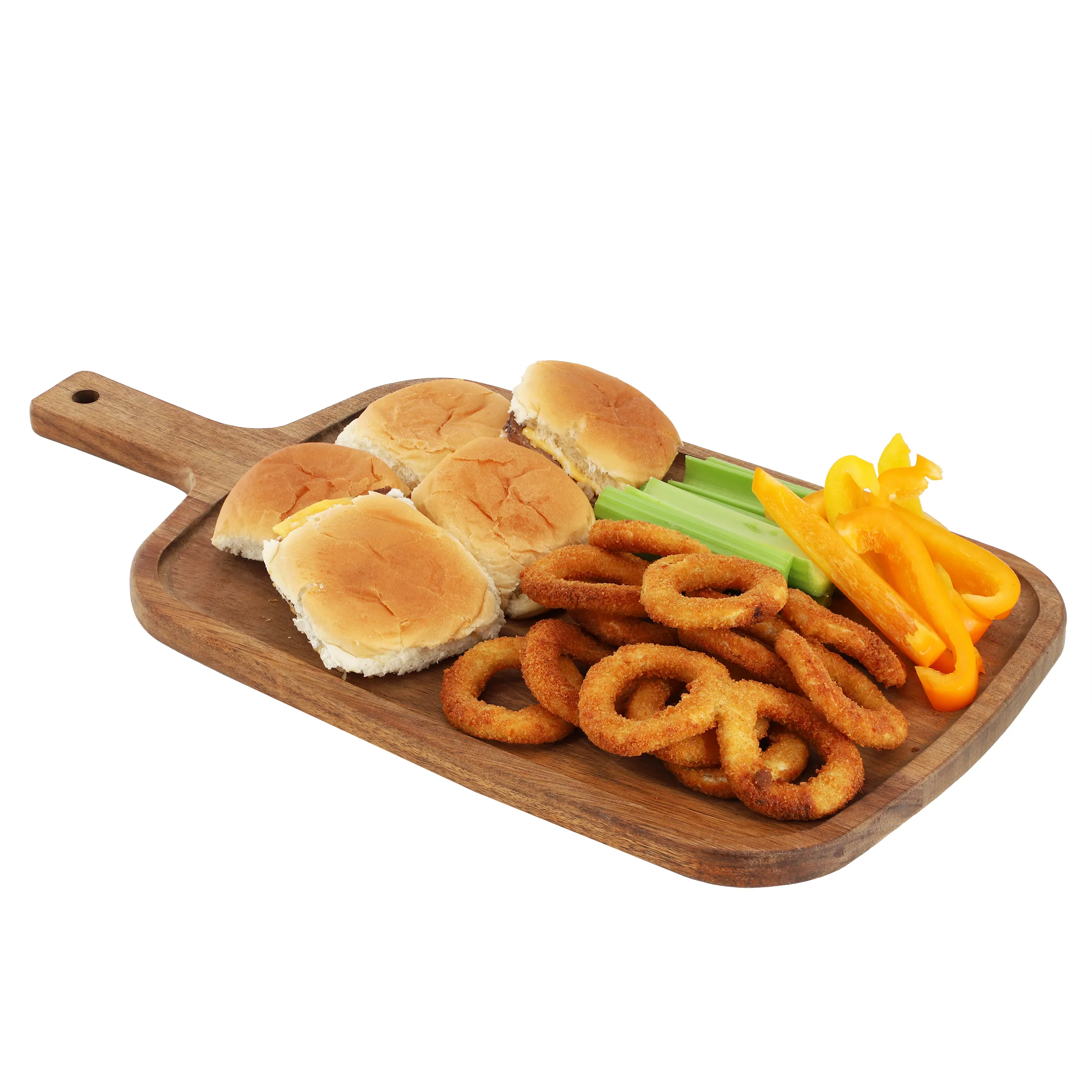 MegaChef MC-A142 — MegaChef 14 Inch Acacia Wood Rectangle Serving Board with Handle