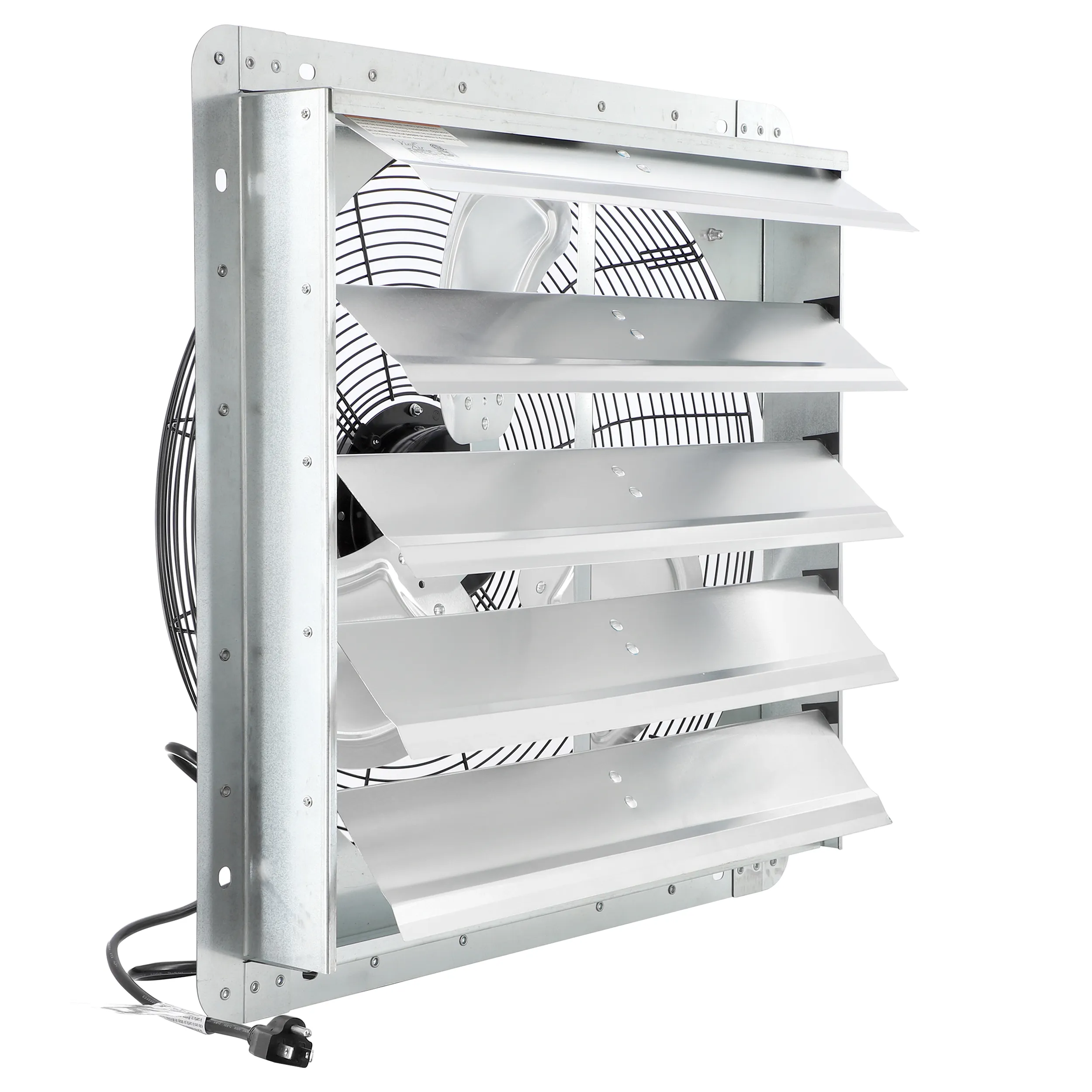 VIE AIR VA-20VT — Vie Air 20 Inch Shutter Exhaust Fan with Power Cord