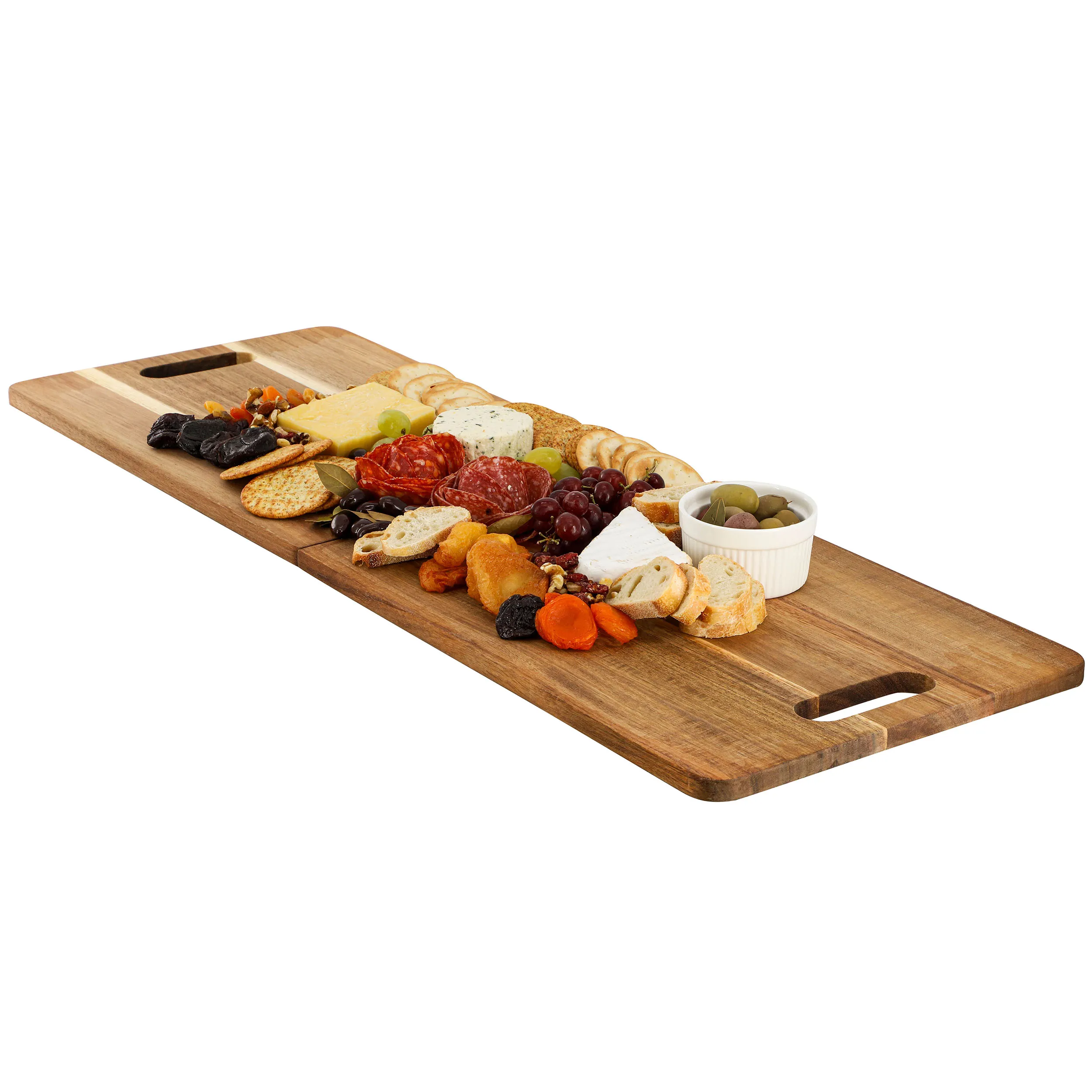 MegaChef MC-A129 — MegaChef 33 x 12 Inch Acacia Wood Folding Charcuterie Serving Board