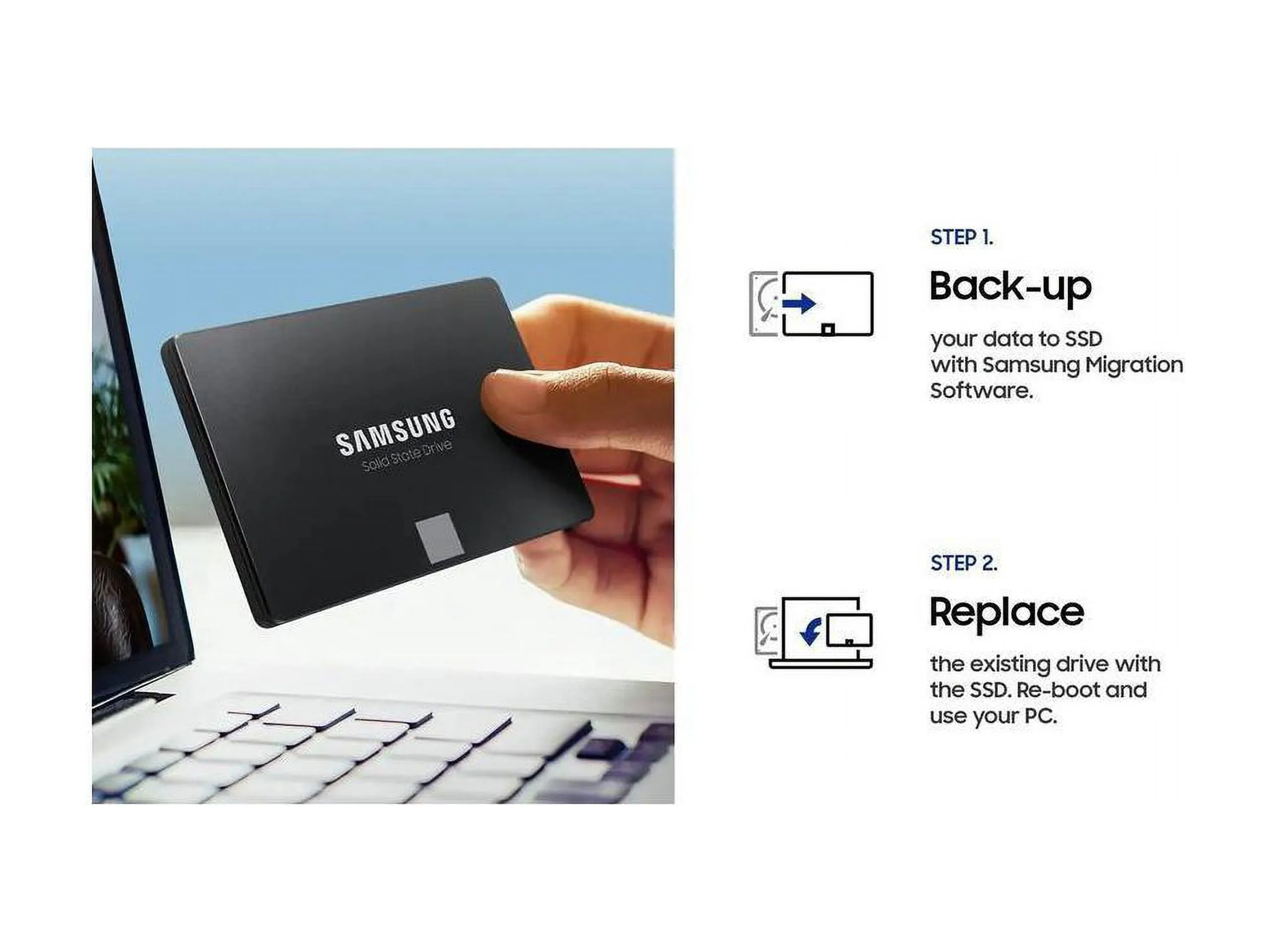 SAMSUNG MZ-77E4T0E — Samsung 870 EVO 4TB 2.5-Inch SATA III Internal SSD