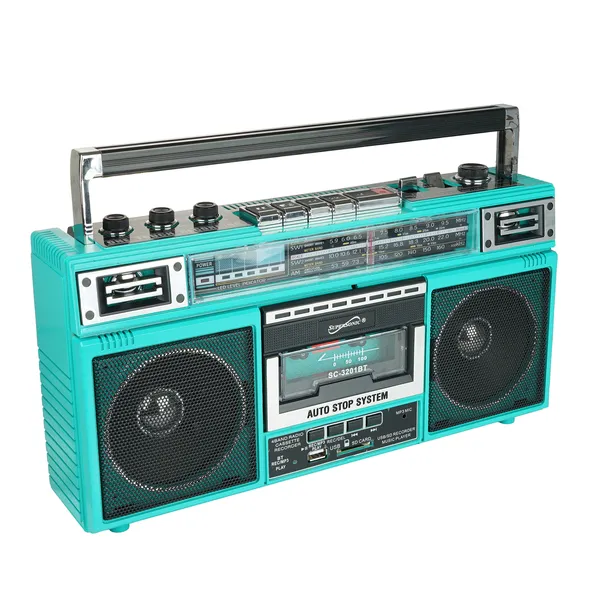 Supersonic SC-3201BT TEAL — RTRO BT 4BND RDIO&CS TEL