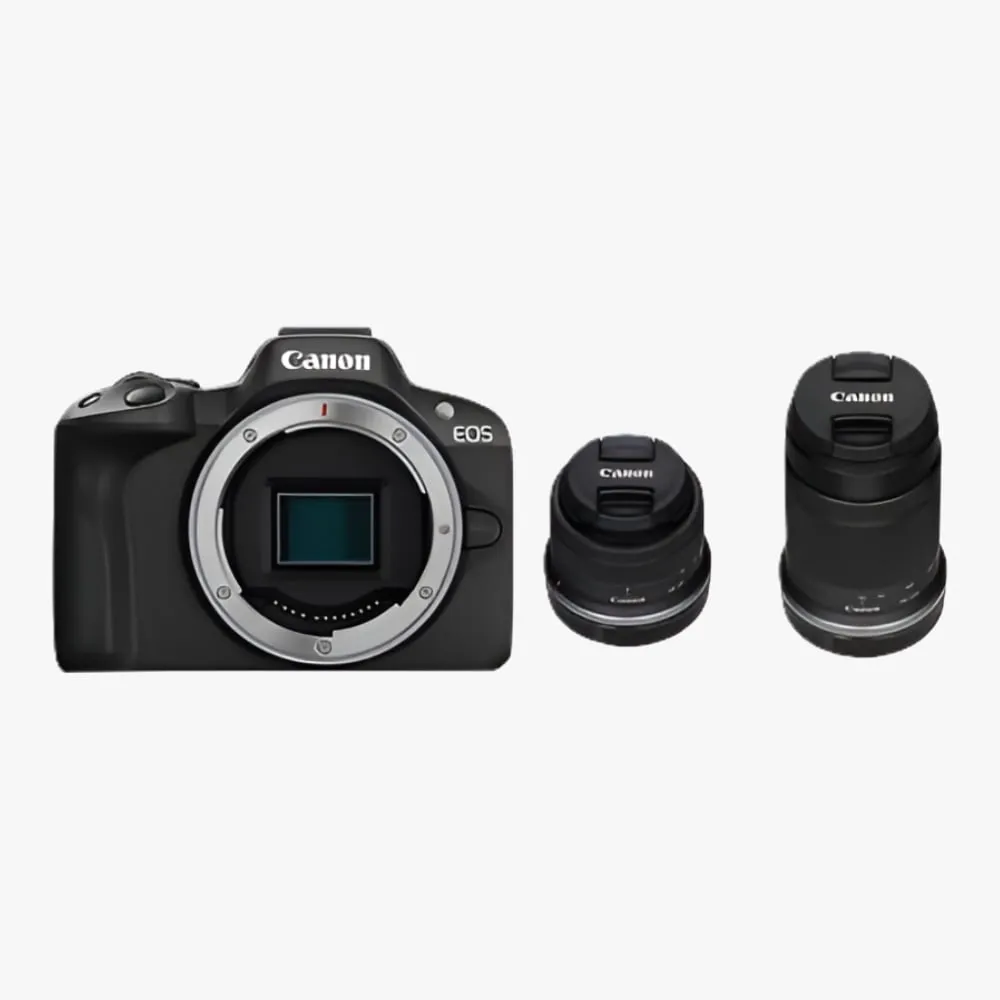 CANON 5811C022 — CANON EOS R50 W/RF-S18-45MM + RF-S55-210MM KIT