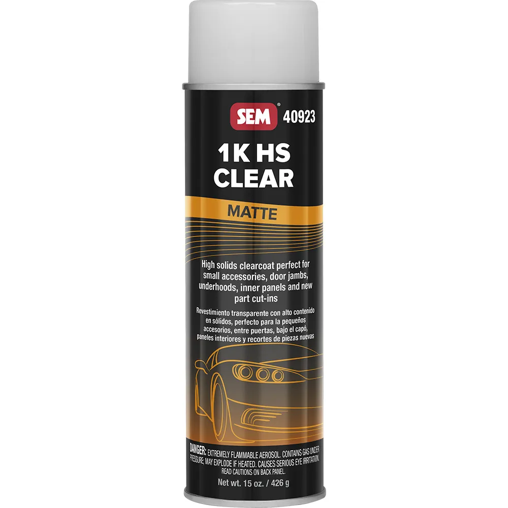 SEM 40923 — SEM 1K HS Clear - 20oz Aerosol Can - Matte Finish