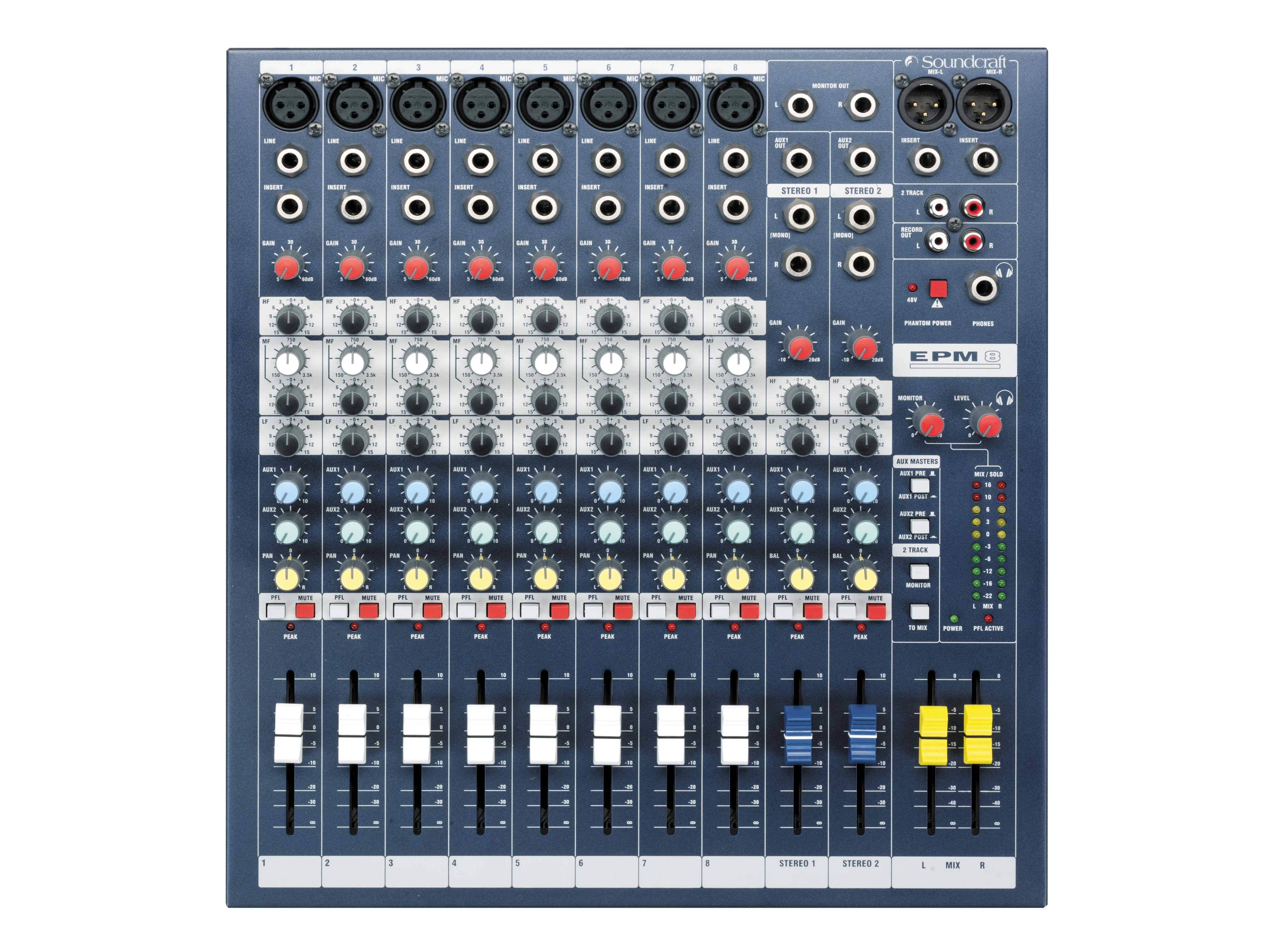 Sound Craft RW5735US — Epm8 10-Channel Analog Audio Mixer with EQ