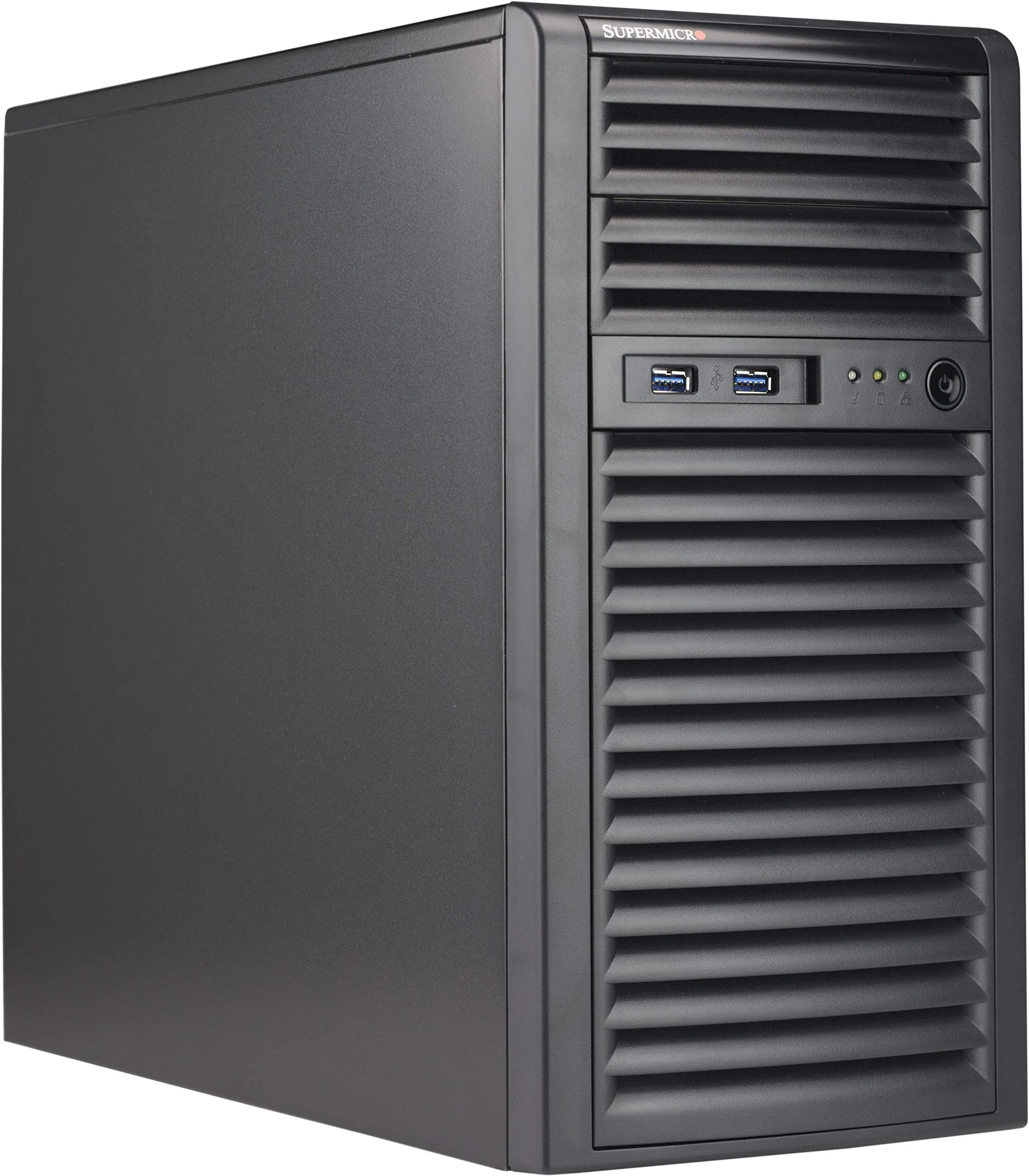 Supermicro CSE-731I-404B — Supermicro CS CSE-731I-404B Mini-tower chassis 2x5.25 4x3.5 400W Brown Box