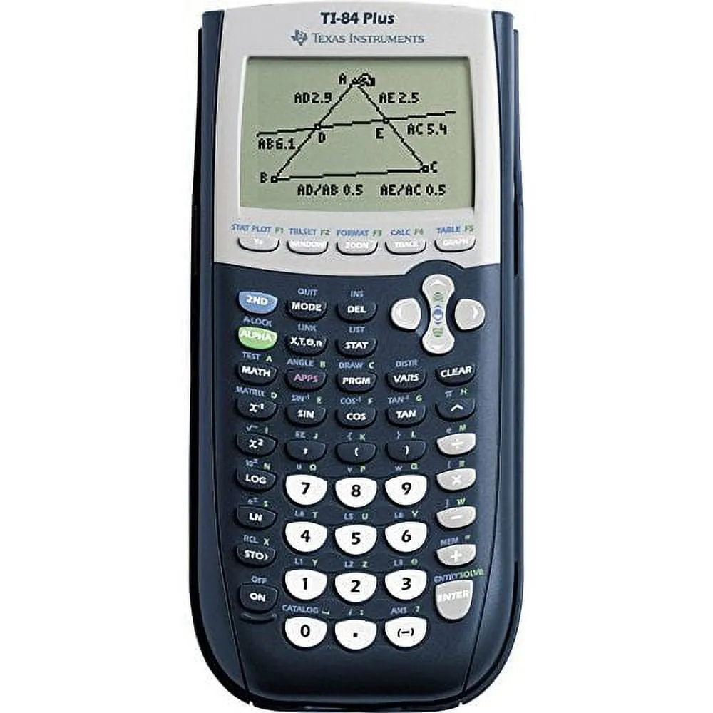 Texas Instruments 84PL/FC/1L1 — TEXAS INSTRUMENTS TI-84 PLUS GRAPHING CALCULATOR