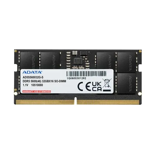 ADATA AD5S560016G-S — 16GB DDR5 SO-DIMM 5600MHz for Laptops