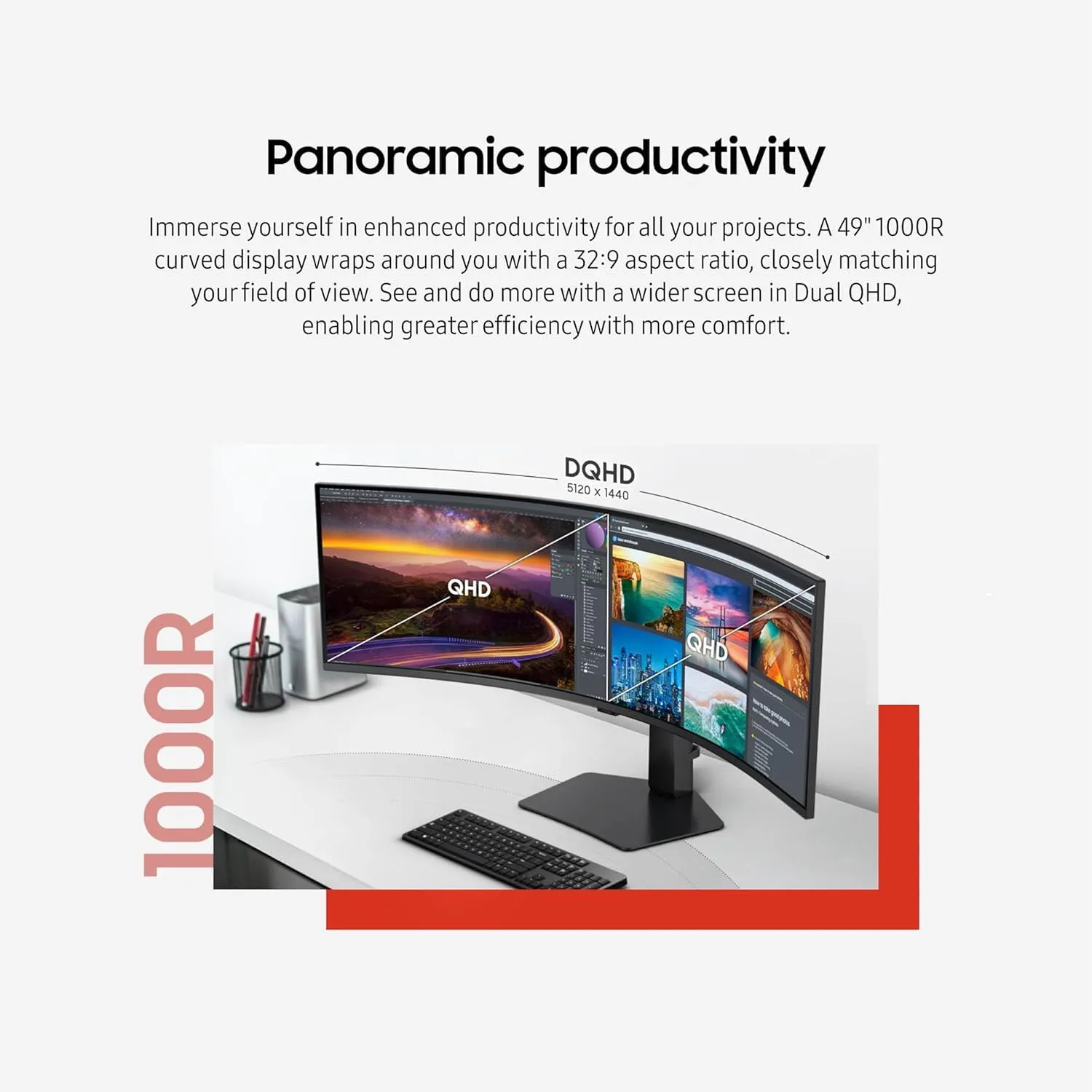 SAMSUNG S49C954UAN - 49-Inch Curved Ultrawide Gaming Monitor