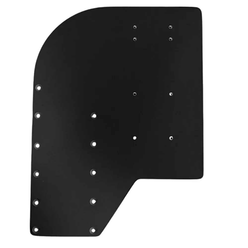 Sea Brackets SEA2306-BLK — Sea Brackets Small Offset Trolling Motor Plate - Black