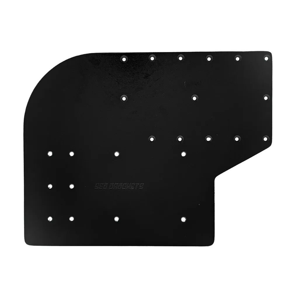 Sea Brackets SEA2305-BLK — Sea Brackets Large Offset Trolling Motor Plate f/Minn Kota Quest - Black