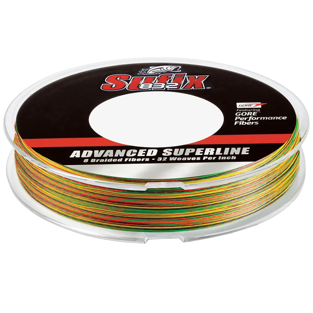Sufix 660-115FT - Sufix 832 Braid - 15lb - Fire Tiger - 300 yds