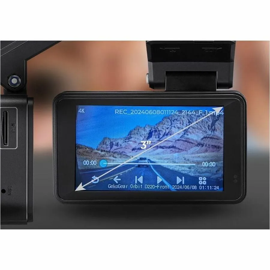 Adesso Orbit D220 — GekoGear Orbit D220 2K Dash Cam