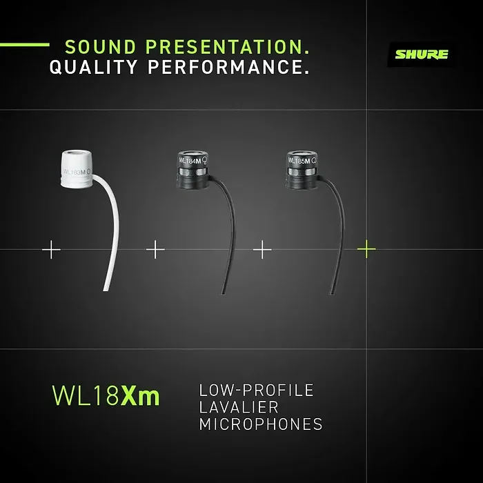 Shure-WL185MB/C-LM3