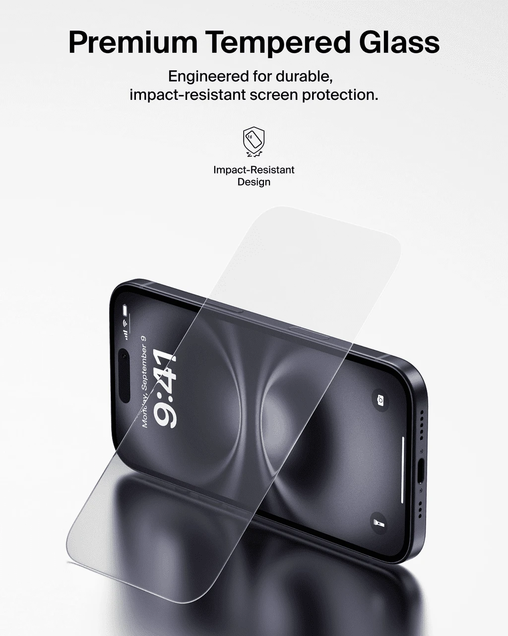 Belkin OVA159FQ-REV — GLASS,FD EZ TRAY,17,16 PRO,TEMPERED GLASS AM