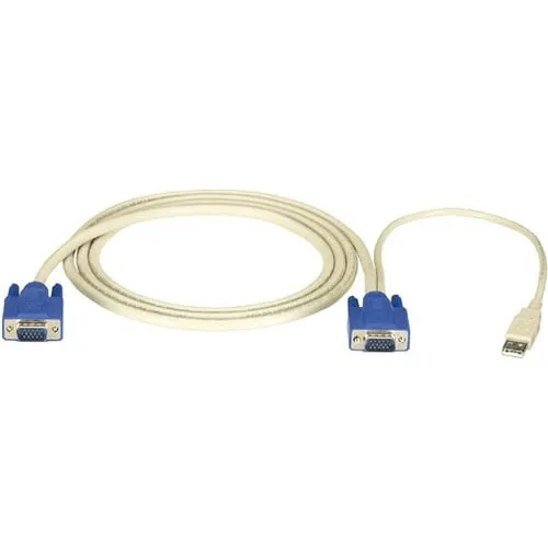 BLACK BOX CORPORATION EHN9000U-0015 — KVM CPU CABLE - VGA, USB, 15-FT. (4.6-M)