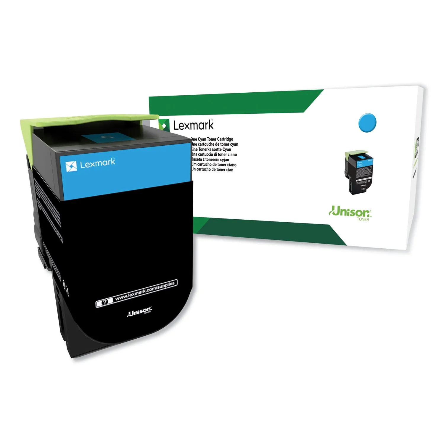Lexmark 80C0HYG — LEXMARK 80C0HYG YELLOW RETURN PROGRAM TONER CARTRIDGE TAA FOR USE IN CX410,510 E