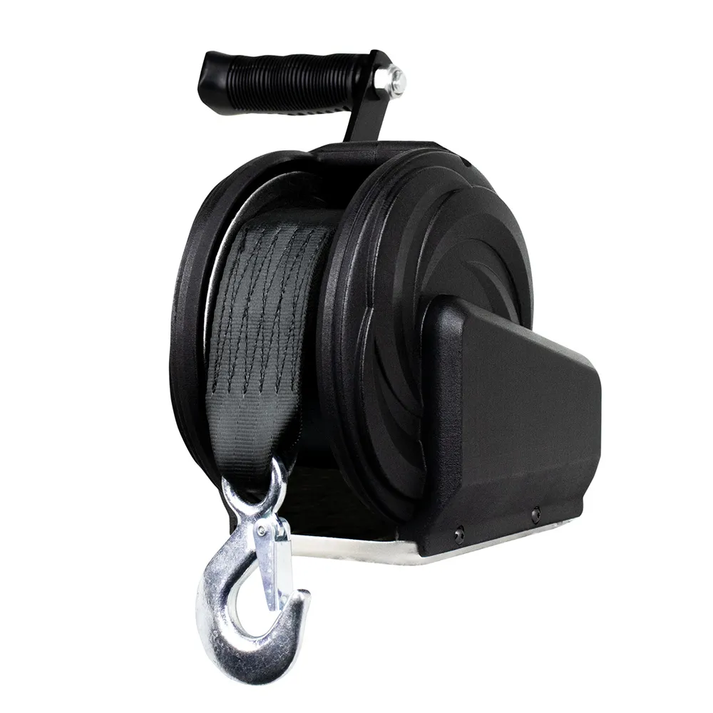 Powerwinch 21400-W-0800-6-B-R — Powerwinch Select Series Winch 800lb, 6" Crank Arm - Carbon Black