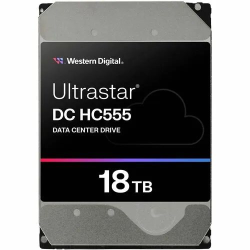 Western Digital 0B47747 — 18TB 3.5IN SAS Ultra 512E SE P3 DC HC555 Hard Drive