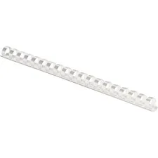 FELLOWES FEL 52372 — Fellowes 19-ring Plastic Comb Binding - 0.5" Height x 10.8" Width x 0.5" Depth - 0.50" Maximum Capacity - 90 x Sheet Capacity - For Letter 8 1/2" x 11" Sheet - White - Plastic - 100 / Pack