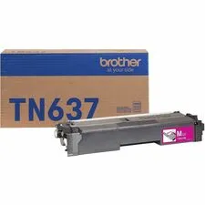 Brother BRT TN637M — Brother TN637M Ultra High Yield Laser Toner Cartridge - Magenta Pack - 10000 Pages