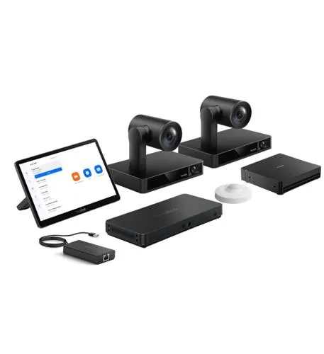 Yealink 1109943 — 2X UVC86, VCR20, PSU, WM BRACKET &CABLES; MCORE4 MINI-PC, MTOUCH PLUS & ROOMSENS