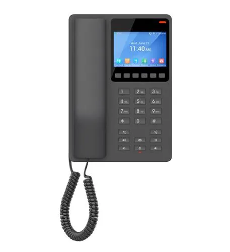 GRAND STREAM GS-GHP631W — Hotel Phone, Color LCD, Dual WiFi 6, BLK
