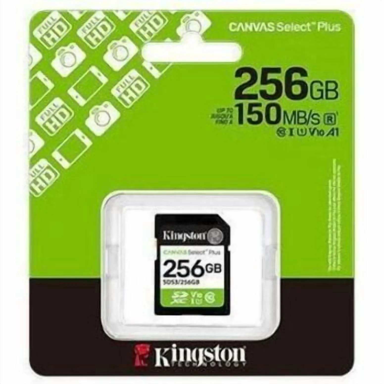 KINGSTON SDS3/256GB — Kingston 256GB SDXC Card - V10 UHS-I