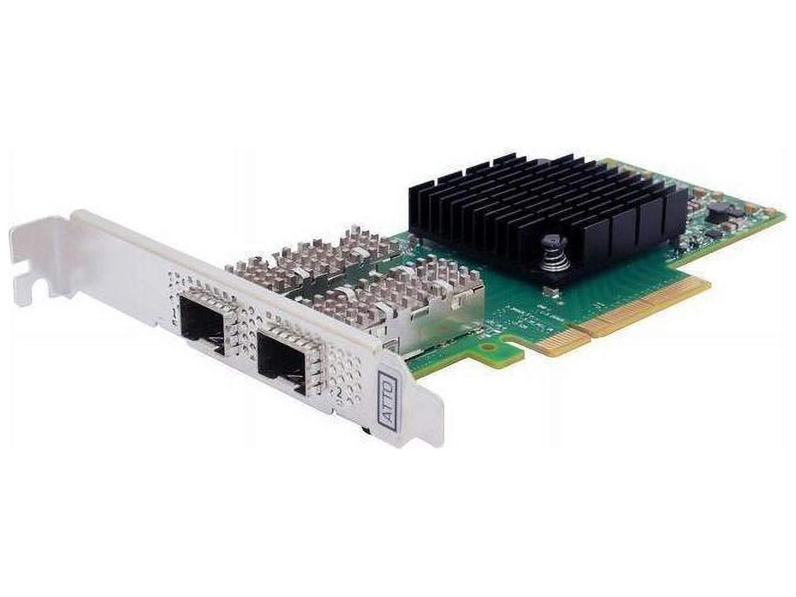 Atto Technology FFRM-N322-10T — 10GbE Dual Channel Low Profile PCIe Network Card