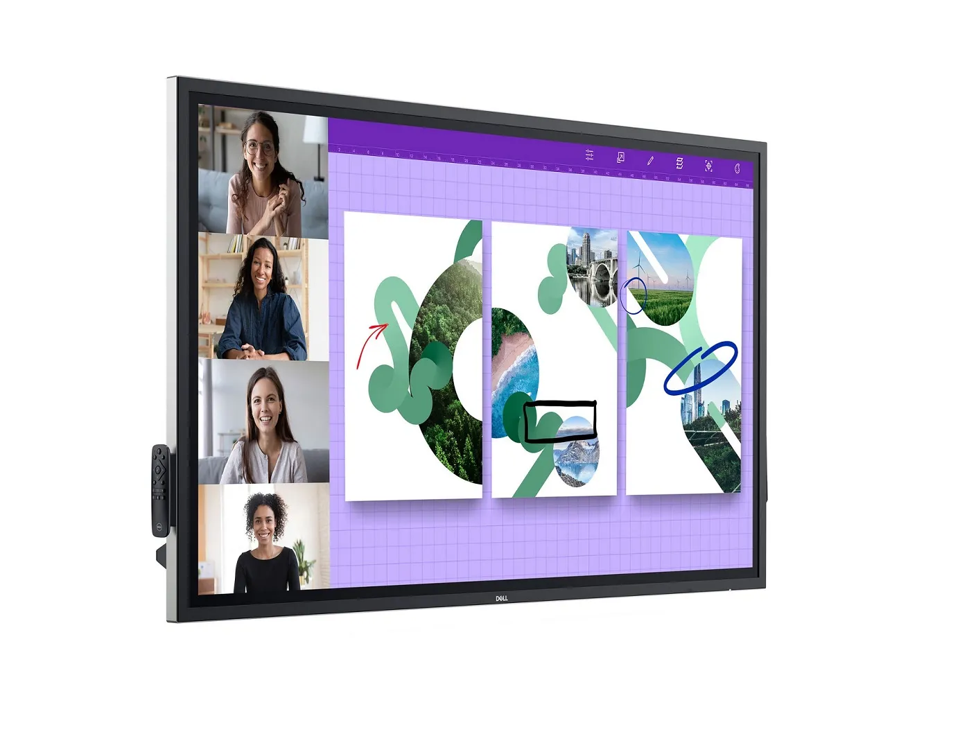 DELL DELL-P6524QT — DELL 65 4K INTERACTIVE TOUCH MON-P6524QT