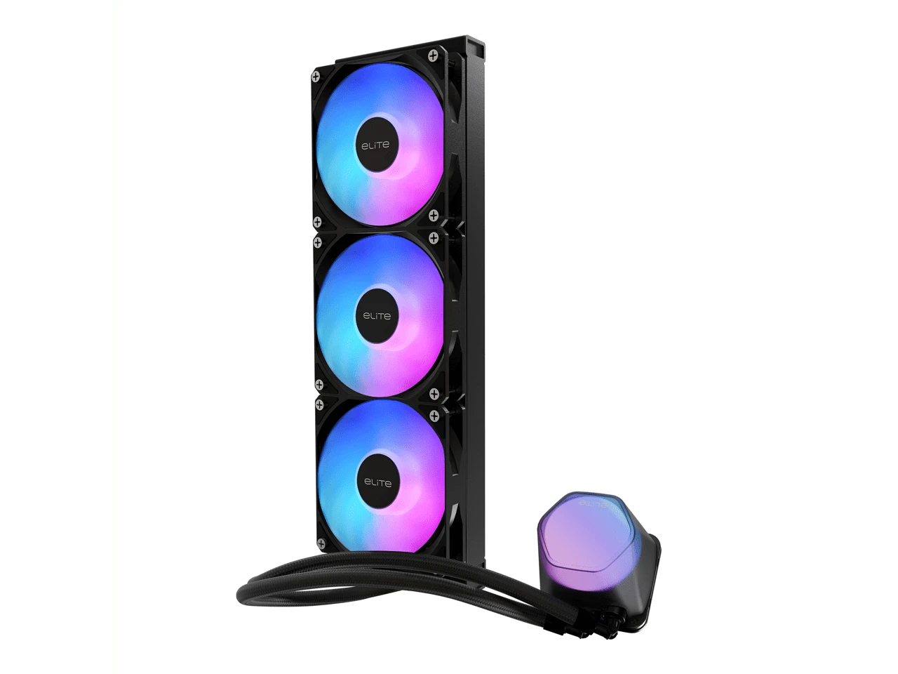 Cooler Master MLX-D36M-A20PC-R1 — CoolerMaster Fan MLX-D36M-A20PC-R1 MasterLiquid ML360R RGB Intel AMD 4-Pin(PWM) Retail
