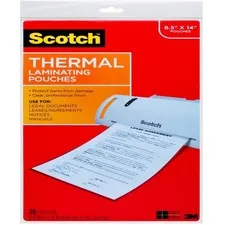 3M TP3855-20 — LAMINATING SHEETS  8.9 IN X 14.4 IN