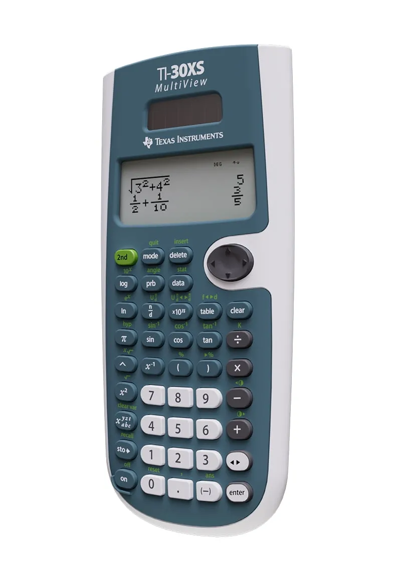 Texas Instruments TI-30XSMV - Texas Instruments TI-30XS MultiView Scientific Calculator No
