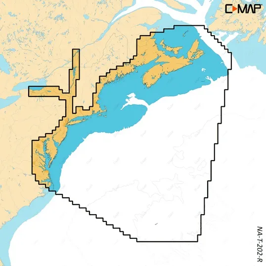 Lowrance M-NA-T-202-R-MS — C-MAP Reveal X Coastal Charts - East Coast