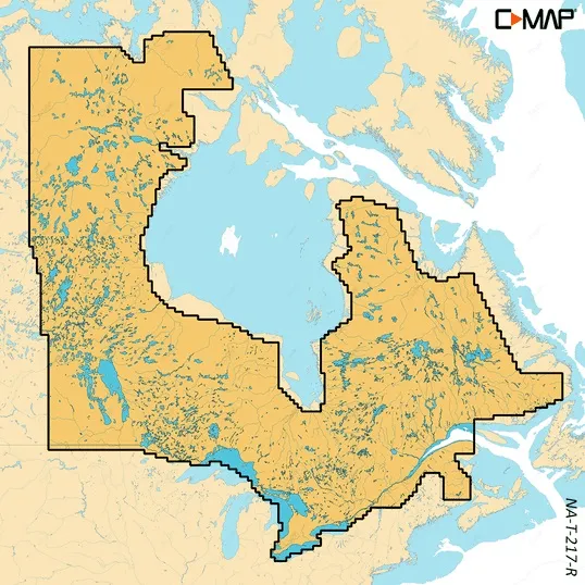 Lowrance M-NA-T-217-R-MS — C-MAP Reveal X Canada Lakes East