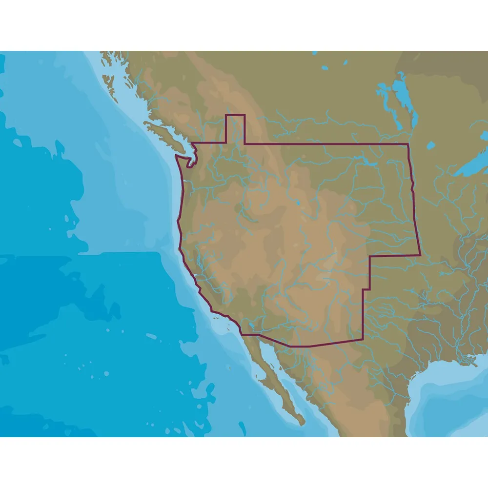 Lowrance M-NA-D071-MS — C-MAP M-NA-D071 4D microSD US Lakes West
