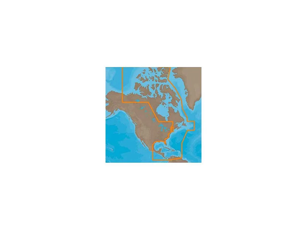 Lowrance M-NA-D033-MS — C-MAP 4D microSD - Atlantic Coast