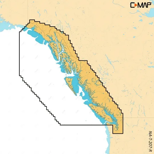 Lowrance M-NA-T-207-R-MS — C-MAP Reveal X Coastal British Columbia and Puget Sound microSD