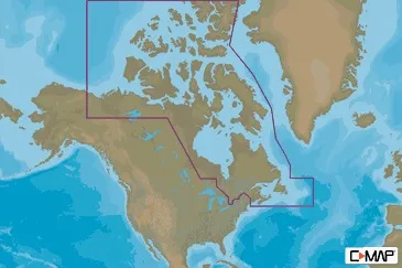 Lowrance M-NA-Y021-MS — C-MAP NA-M021 Max N+ microSD Canada North And East