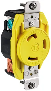 Hubbell HBL305CRR — 30A Female Dock Receptacle - Hubbell