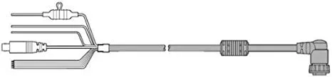 Raymarine R70029 — Raymarine R70029 Cable Angled Power/Data/Video